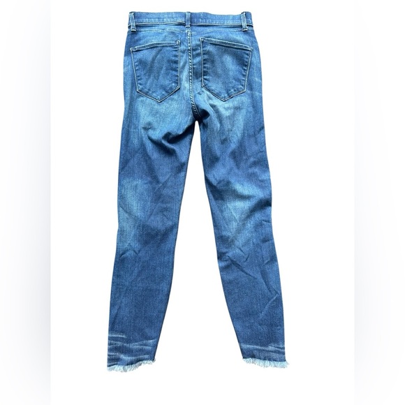 AYR The Skinny Split High Rise w/ Split Hem size 26 Dark Wash Distressed - Picture 10 of 14